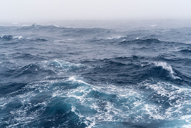 A visualization of the southern ocean
